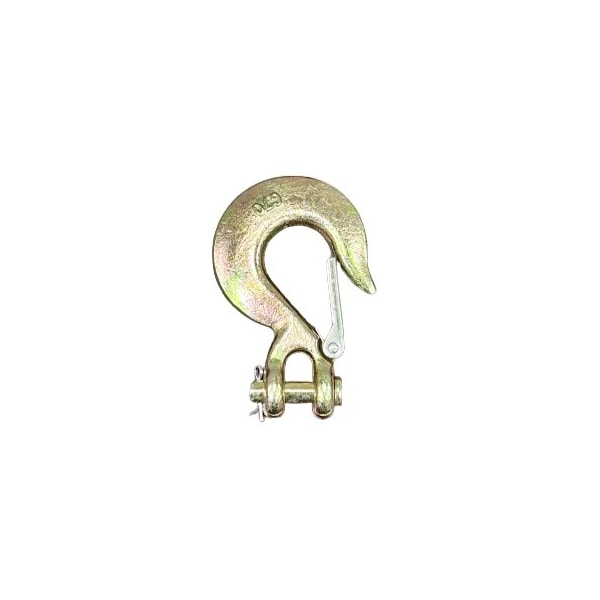 Safe N Secure Clevis Slip Hook with Latch, 4,700 lbs Load Cap, Durable Steel, Secure Safety Latch C-CSHL-516 - main