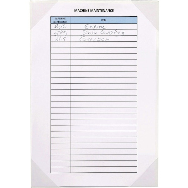 Zoro Select Sign Holder, Easy Write, Adhesive, PK5 P15430 - main