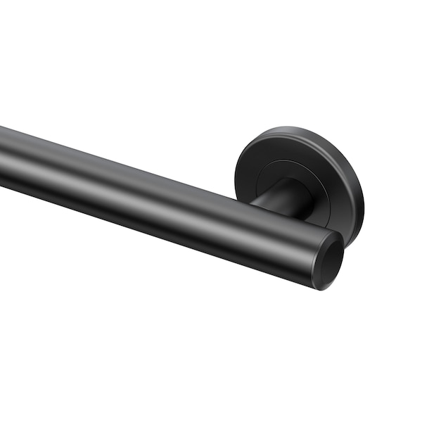 Gatco Latitude II 36" Stainless Steel ADA Compliant Grab Bar, Matte Black 856MX - main