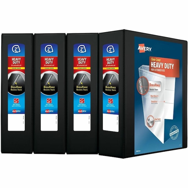 Avery Binders, Heavy-Duty View 3 Ring, 2 in, PK4 79872 - main