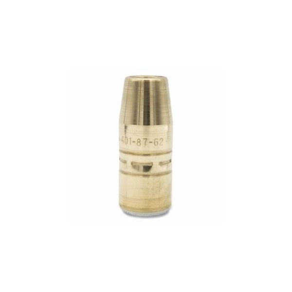 Bernard Air-Cooled Bore Nozzle, Heavy-Duty, Slip-On, 5/8 in Bore, 1/8 in Stick-Out, Tapered, Brass, 10PK 360-401-87-62 - main