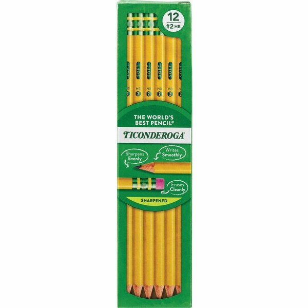 Dixon Ticonderoga PENCIL, TIC, SHARPENED, YL 13806 - main
