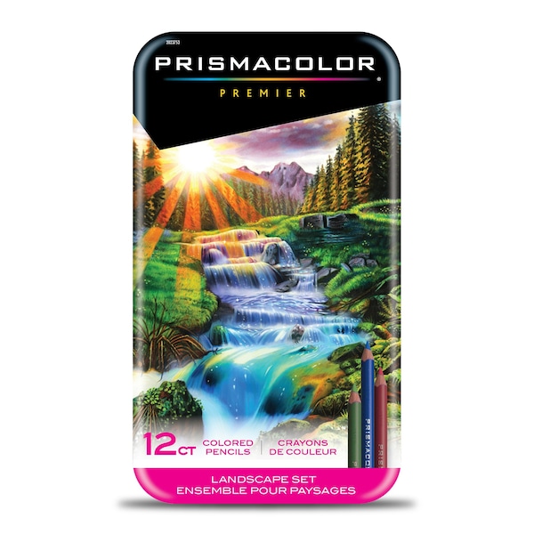Prismacolor Premier Colored Pencils, Soft Core, Landscape Set, 12-Piece Set 2023753 - main