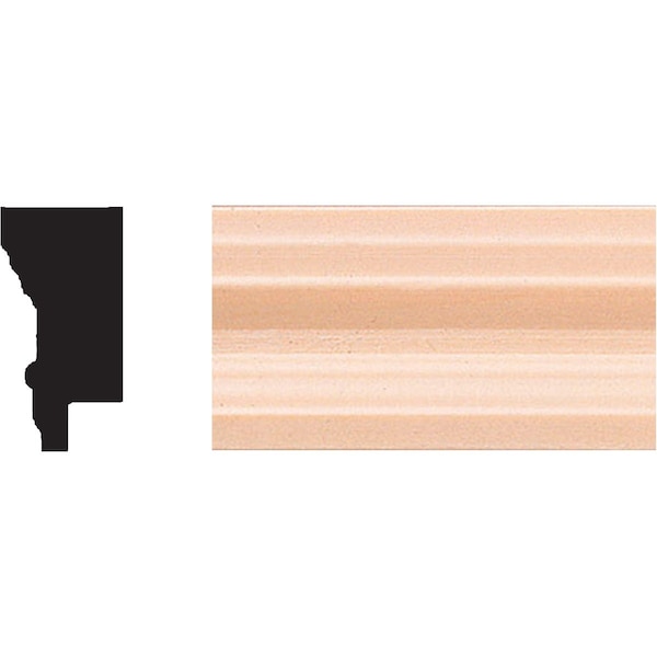 House Of Fara 1-1/4''x8 ' Hardwood Picture Frame Molding 95U - main