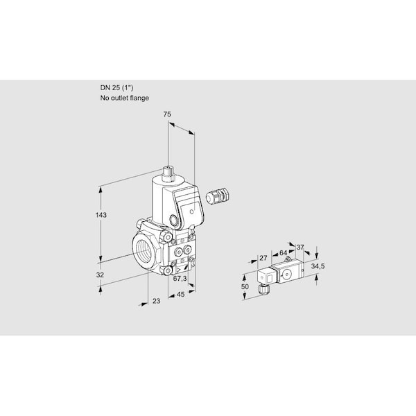 Honeywell Kromschroder VAS125/-R/NQ KS88015854 - main