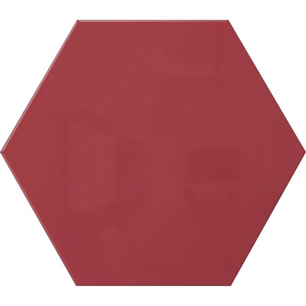 Ghent Hex LINK Powder-Coated Steel Whiteboard, Magnetic, 18'' x 21, Rose HEXS1821RS - main