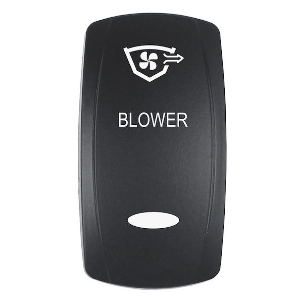 Pacer Group Pacer Actuator - 'BLOWER' f/V Series Contura Switches - Black - Laser Etched Top/Bottom Light EV2LE-BLWR - main