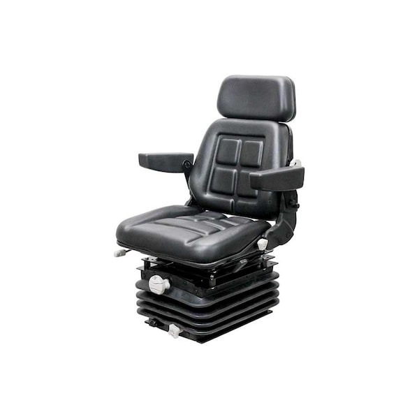 Uni Pro Case 90-94 Series 1004 Mechanical Suspension Seat Kit Black Vinyl 6526 - main