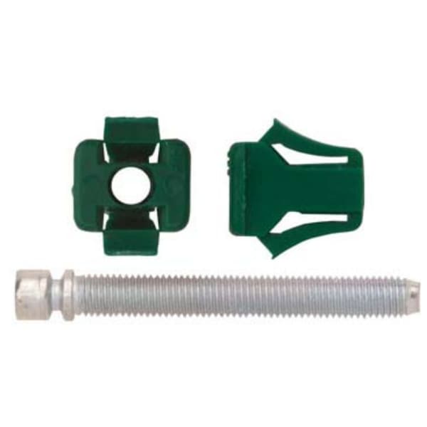 Disco Automotive Hardware Green Nut with 1/4-28 x 2in Screw, 8PK 1019MT - main