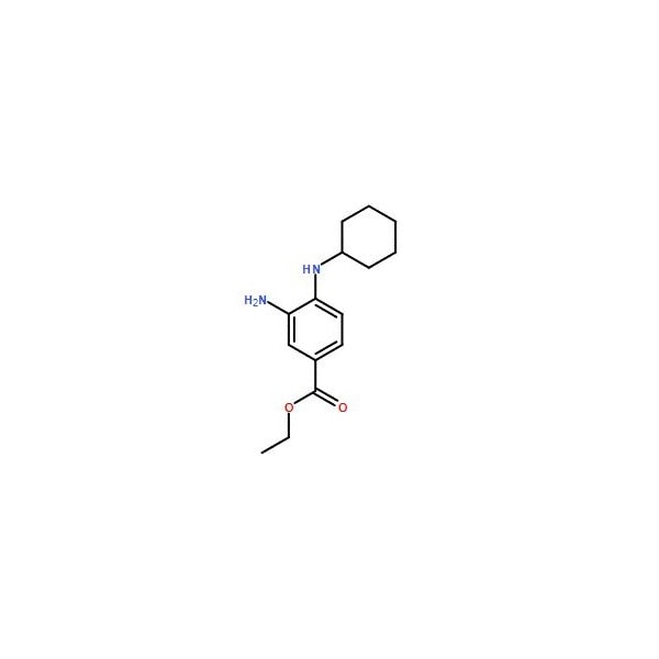 Ak Scientific Ethyl 3-amino-4-(cyclohexylamino)benzoate (25g), CAS 347174-05-4 1052AE-25g - main