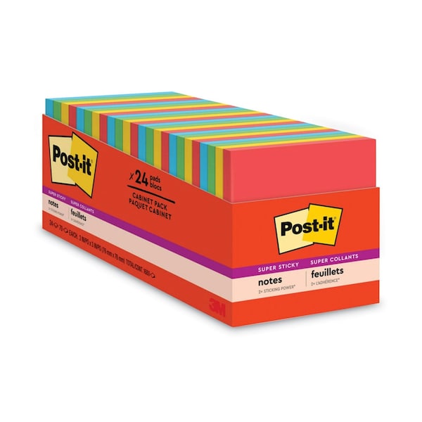 Post-It Pad, Note, 3"x3", Marrakesh, PK24 65424SSANCP - main