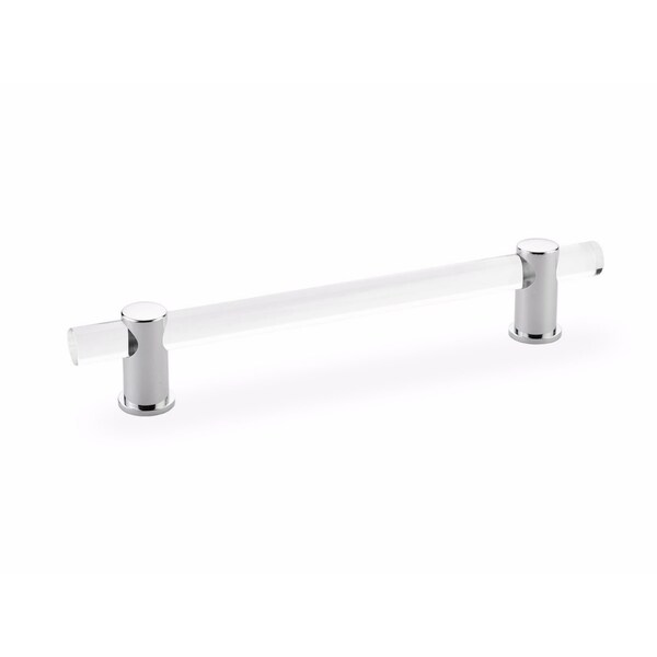 Schaub 6in Center to Center Lumiere Cabinet Pull Polished Chrome Finish 406-26 - main