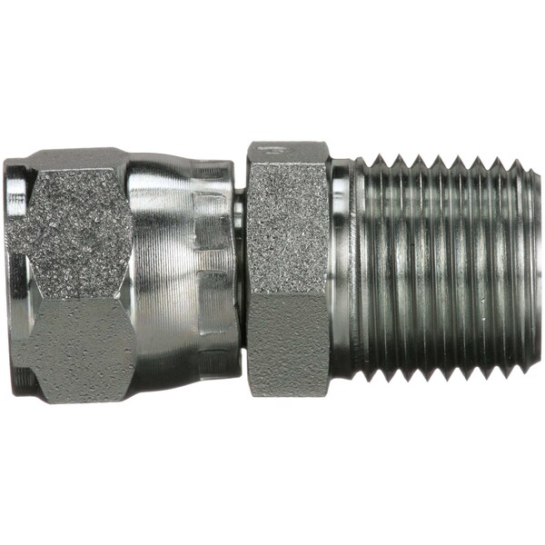 Gates Female JIC 37 Flare Swivel to Male Pipe NPTF SAE to SAE G60520-0604 - main