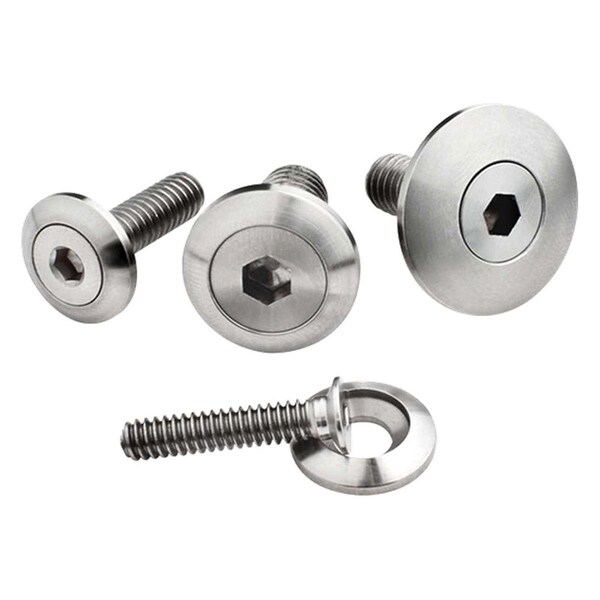 Billet Specialties 66110 0.31-18 x 1in Stainless Steel Bolts, 2PK BSP66110 - main