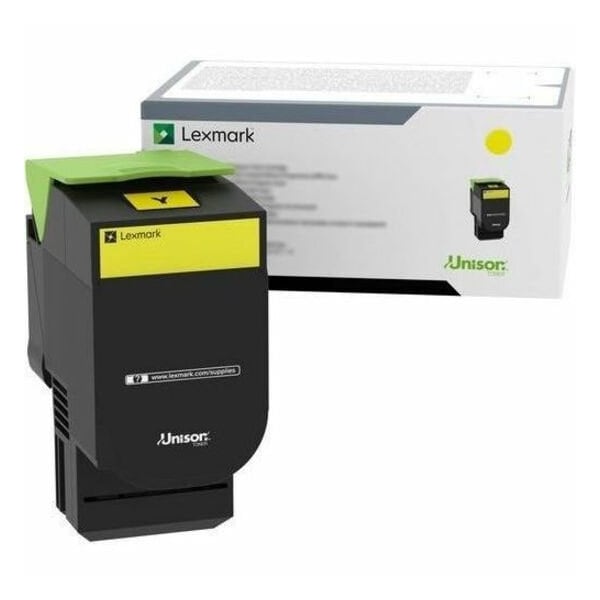 Lexmark High Yield Yellow Return Program Toner Cartridge, TAA 70C0HYG - main