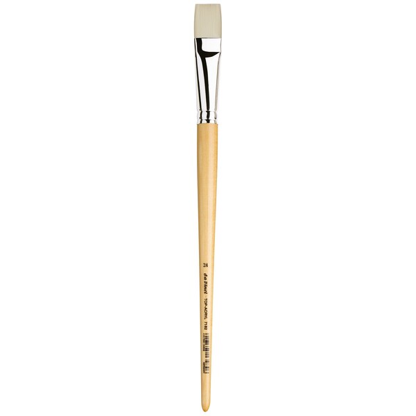 Da Vinci TOP-ACRYL Bright White Brush, Synthetic, Acrylic & Oil, Flat, Series 7182, Size 24 VA-7182_24 - main