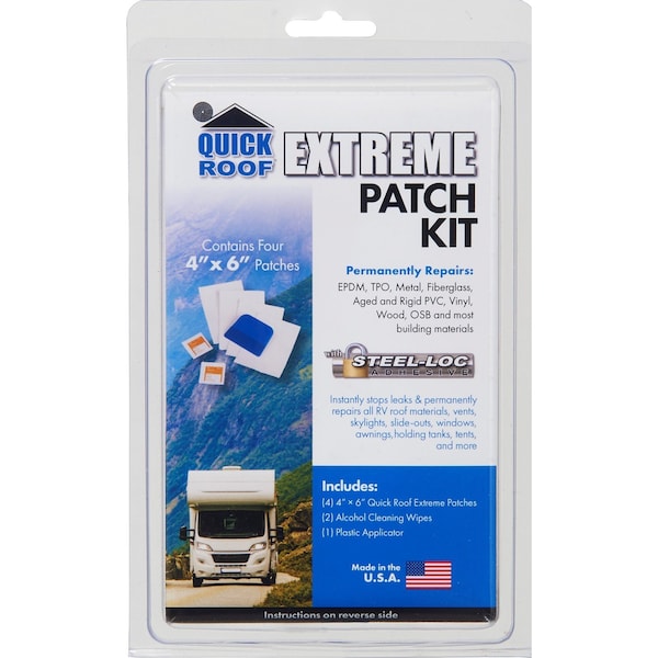 Quick Roof Extreme Patch Kit 4 4in x 6in, 24 CT Bulk UBE46KIT - main