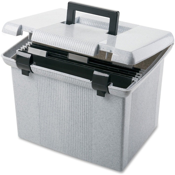 Tops Business Forms Storage Case, 14in W, 11.1in D, 11in H, Granite 41747 - main