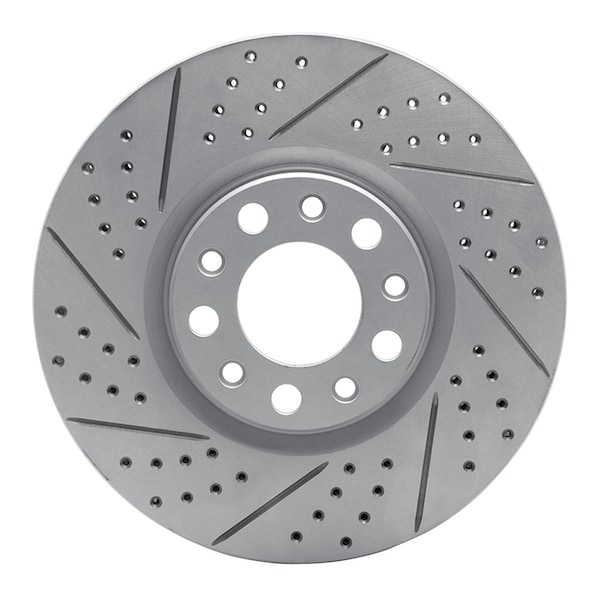 Dynamic Friction Co DFC Geoperformance Rotor - Drilled and Slotted 830-39025L - main