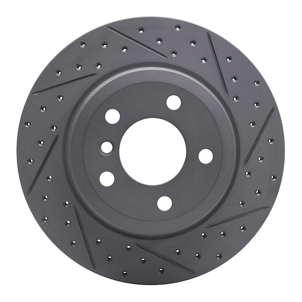 Dynamic Friction Co DFC Geoperformance Rotor - Drilled and Slotted 830-31143R - main
