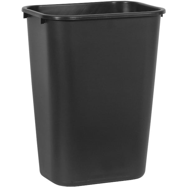 Rubbermaid Commercial 10.25 gal. Rectangular Trash Can FG295700BLA - main