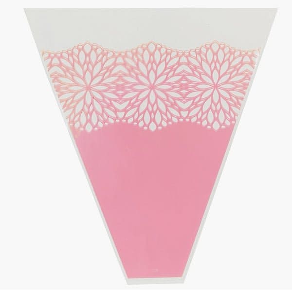 Nashville Wraps Blossomy Pink Bouquet Sleeve, 4 x 18 x 17, 50PK FBSBPI - main
