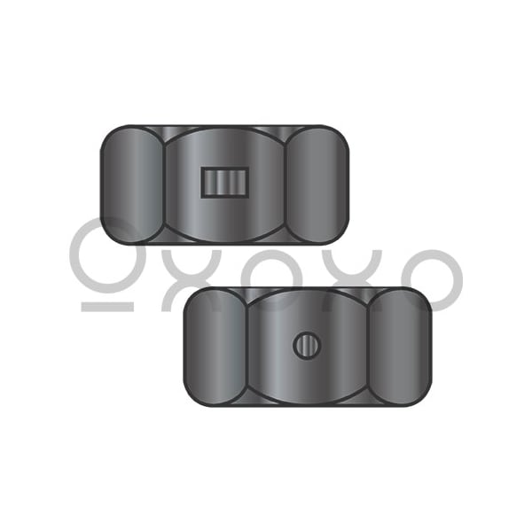 Oxoxo 10-24 Two Way Reversible Hex Lock Nut Black Oxide And Wax, 4000PK 455809 - main