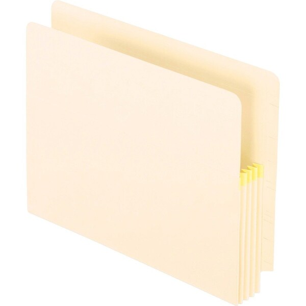 Tops Business Forms Pendaflex, CONVERTIBLE END TAB FILE POCKETS, 3.5in EXPANSION, LETTER SIZE, MANILA, 25PK 12832 - main