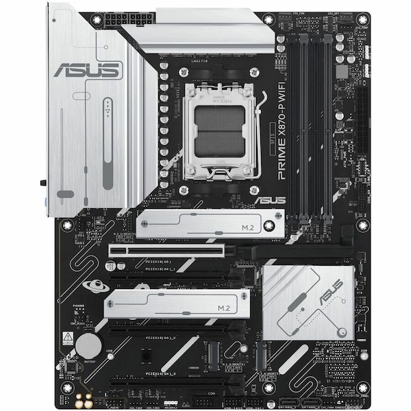 Asus Prime X870-P WIFI Gaming Desktop Motherboard - AMD X870 Chipset - Socket AM5 - ATX PRIMEX870PWIFI - main