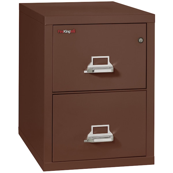 Fireking 2 Drawer, 1 Hr Fire & Impact Rated, Vertical, 31" depth Letter Brown 2-1831-CBR - main