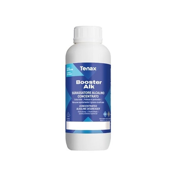 Tenax Booster Alk - 1 Liter. Multi-Purpose Tile and Hard Surface Cleansing Product for Stain Removal for TBAlk - main