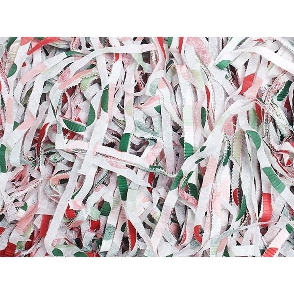 Nashville Wraps Holiday Wishes Dots Tissue Paper Shred, 18 oz. Bag 4XHWD - main