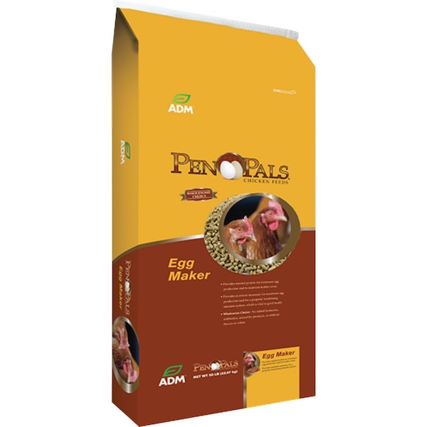 Adm Pen Pals 50 Lb. Egg Maker Chicken Feed Pellets 70010AAAE4 - main