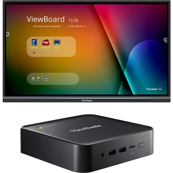 Viewsonic ViewBoard bundle includes the following items: - ViewBoard IFP7550 4K Interactive display - IFP7550-C0 - main