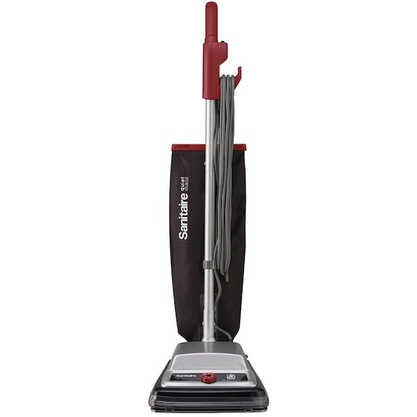 Sanitaire TRADITION QuietClean Upright Vacuum SC889A, 12" Cleaning Path, Gray/Red/Black SC889B - main