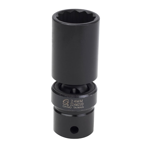 Sunex 1/2 in Dr 24Mm 12Pt Mc Dp Ul Soc 224MZUD - main