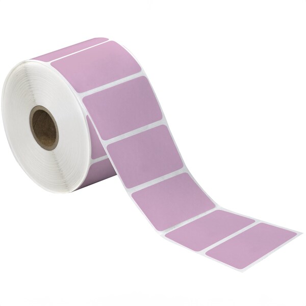 Tape Logic 2 1/4 x 1 1/4in Pink Desktop Direct Thermal Label, 12PK THD390 - main