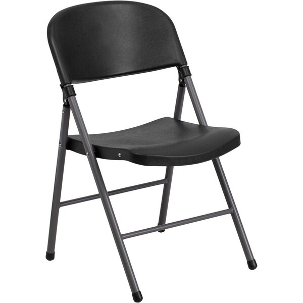 Flash Furniture Black Plastic Folding Chair DAD-YCD-50-GG - main