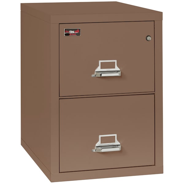 Fireking 2 Drawer, 2 Hr Fire & Impact Rated, Vertical, 31" depth Letter Tan 2-1929-2TN - main