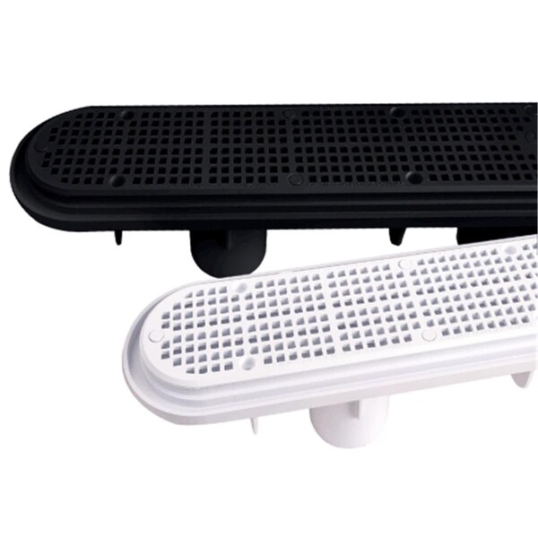 Duke Cannon Custom Molded 32 in. PVC Channel Drain with Sump, Dark Gray, 40PK 25506-327-000 - main