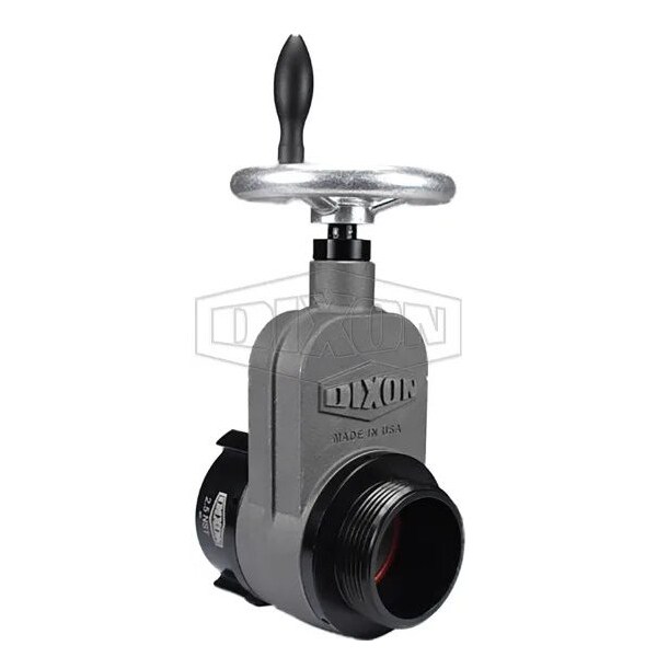 Dixon Hydrant Gate Valve with Speed Handle, 2-1/2 in Nominal, Female NH NST x Male NH NST End Style, 100 p AHGV250F - main