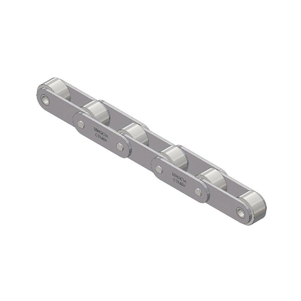Senqcia Inspire Series SBR Conveyor Series Double Pitch Riv Lg, 10 ft OAL, 4 P, 2.25 Dia x 1.25 W C2162RB - main