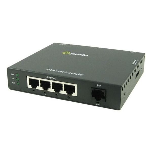 Perle Systems Perle eX-4S1110-RJ Ethernet Extender - 4 x Network (RJ-45) 06003714 - main