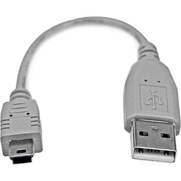 Startech.Com 6IN MINI USB 2.0 CABLE A TO MINI B USB2HABM6IN - main