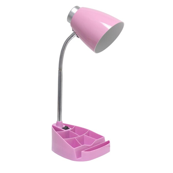 Homeroots 19" Pink Swing Arm Table Lamp 645945 - main
