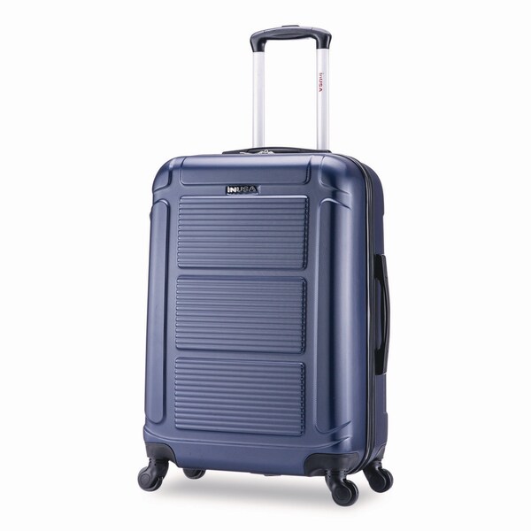 Inusa Luggage Pilot Hard Side Carry-On Suitcase, Four-Wheeled Spinner, 16.34 x 10.24 x 25.39, Blue IUPIL00M-BLU - main