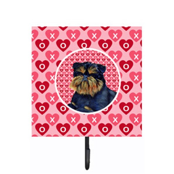 Carolines Treasures Brussels Griffon Valentines Love And Hearts Leash Or Key Holder LH9163SH4 - main