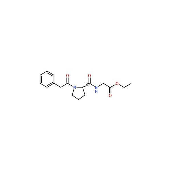 Ak Scientific (S)-Ethyl 2-(1-(2-phenylacetyl)pyrrolidine-2-carboxamido)acetate (5g), CAS 157115-85-0 7870AA-5g - main