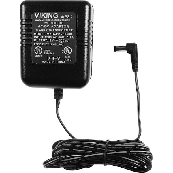 Viking Electronics PS-2 Power Supply - 120 V AC Input - 12 V Output PS-2 - main
