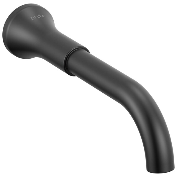 Delta Trinsic Two Handle Wall Mount Bathroom Faucet In Matte Black T3554LF-BLLHP-WL - main